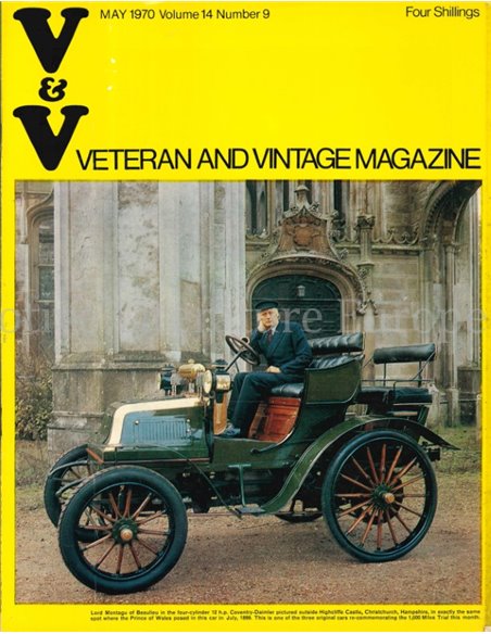 1970 VETERAN AND VINTAGE MAGAZIN 9 ENGLISCH