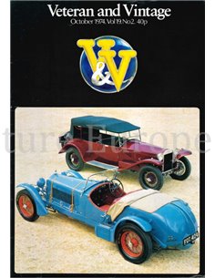 1974 VETERAN AND VINTAGE MAGAZIN 2 ENGLISCH