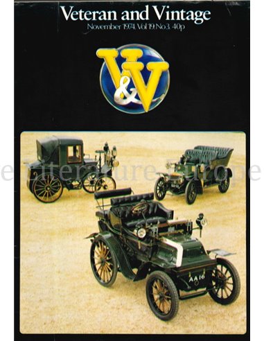 1974 VETERAN AND VINTAGE MAGAZINE 3 ENGLISH