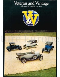 1975 VETERAN AND VINTAGE MAGAZINE 6 ENGELS