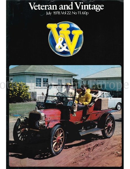 1978 VETERAN AND VINTAGE MAGAZINE 11 ENGLISH