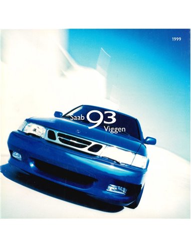 1999 SAAB 9-3 VIGGEN BROCHURE ENGELS