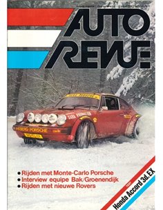 1982 AUTO REVUE MAGAZINE 02 NIEDERLÄNDISCH
