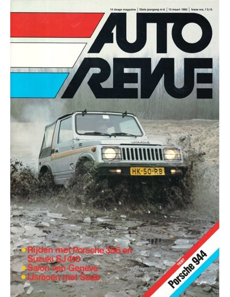 1982 AUTO REVUE MAGAZINE 06 NIEDERLÄNDISCH