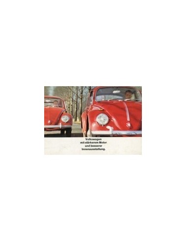 1965 VOLKSWAGEN KEVER BROCHURE DUITS