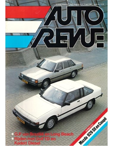 1982 AUTO REVUE MAGAZINE 08 NEDERLANDS