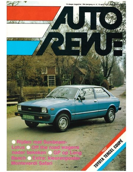 1979 AUTO REVUE MAGAZINE 08 NIEDERLÄNDISCH