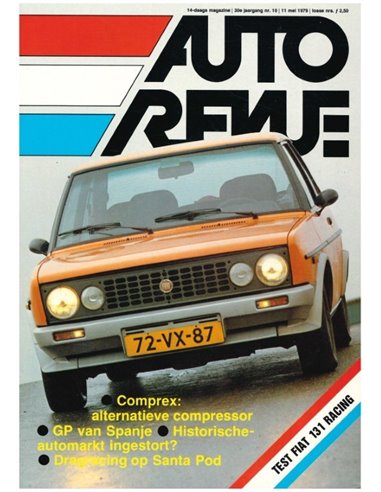 1979 AUTO REVUE MAGAZINE 10 NIEDERLÄNDISCH