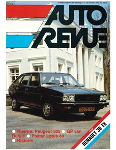 1979 AUTO REVUE MAGAZINE 11 DUTCH