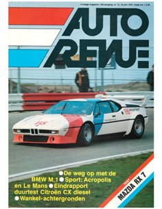 1979 AUTO REVUE MAGAZINE 13 NIEDERLÄNDISCH