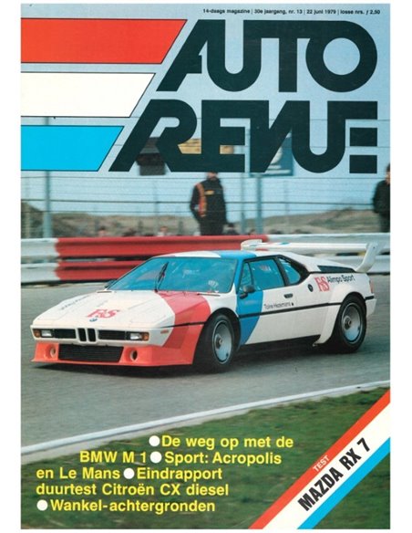 1979 AUTO REVUE MAGAZINE 13 NIEDERLÄNDISCH