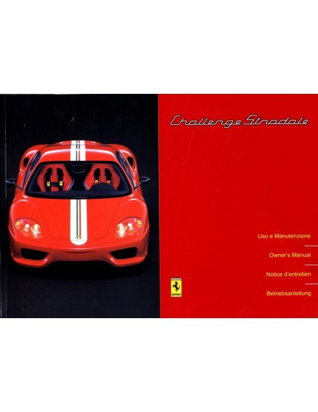 2003 FERRARI CHALLENGE STRADALE BETRIEBSANLEITUNG 1930/03