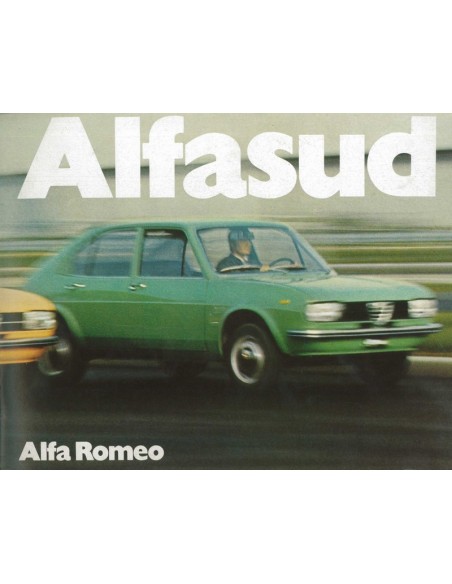 1974 ALFA ROMEO ALFASUD BROCHURE FRANS