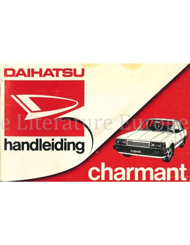 1985 DAIHATSU CHARMANT OWNERS MANUAL DUTCH