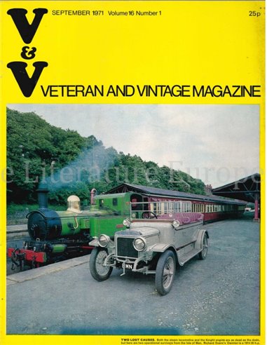 1971 VETERAN AND VINTAGE MAGAZIN 1 ENGLISCH