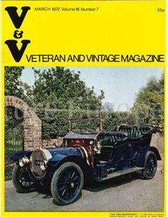 1972 VETERAN AND VINTAGE MAGAZIN 7 ENGLISCH