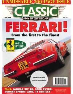 1996 CLASSiC AND SPORTSCAR MAGAZIN JUNI ENGLISCH