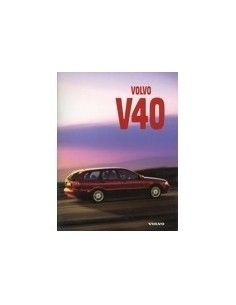 1998 VOLVO V40 BROCHURE NEDERLANDS