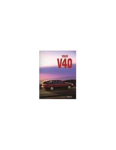 1998 VOLVO V40 BROCHURE NEDERLANDS
