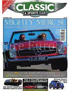 1998 CLASSIC AND SPORTSCAR MAGAZINE OKTOBER ENGELS