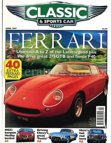 1997 CLASSIC AND SPORTSCAR MAGAZINE APRIL  ENGLISH