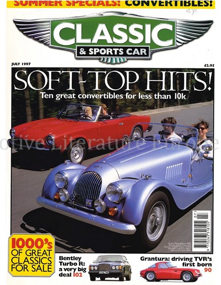 1997 CLASSIC AND SPORTSCAR MAGAZINE JULY ENGLISH
