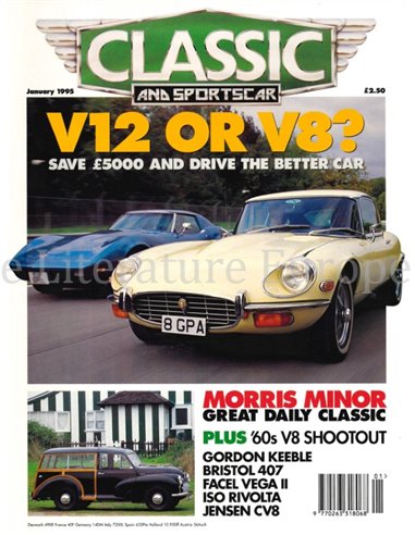 1995 CLASSIC AND SPORTSCAR MAGAZINE JANUARY ENGLISH