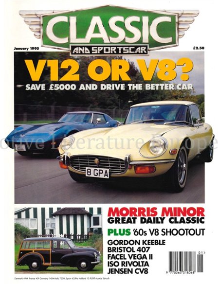1995 CLASSIC AND SPORTSCAR MAGAZINE JANUARY ENGLISH