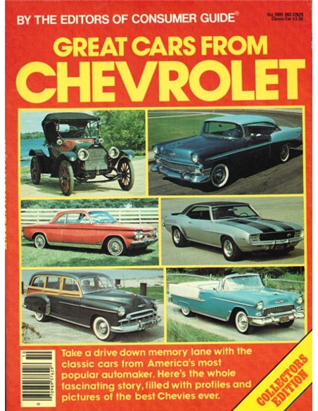 GREAT CARS FROM CHEVROLET BY THE EDITORS OF CONSUMER GUIDE