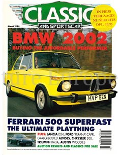 1994 CLASSIC AND SPORTSCAR MAGAZINE MARCH ENGELS