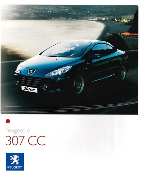 2006 PEUGEOT 307 CC PROSPEKT NIEDERLÄNDISCH