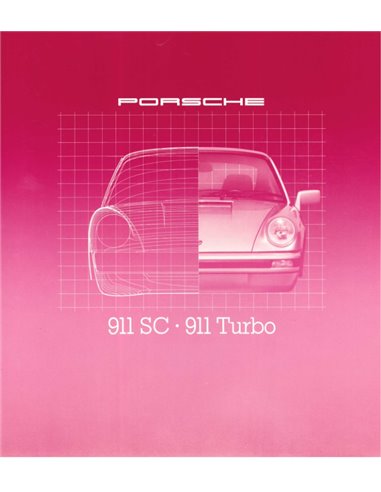 1980 PORSCHE 911 SC | TURBO BROCHURE GERMAN
