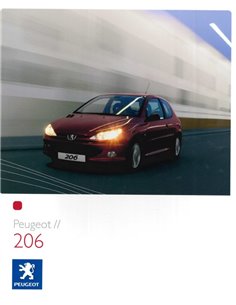 2006 PEUGEOT 206 PROSPEKT NIEDERLÄNDISCH