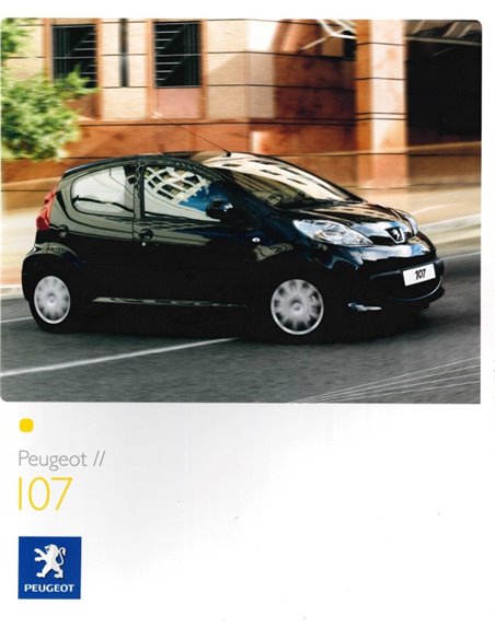 2006 PEUGEOT 107 BROCHURE NEDERLANDS