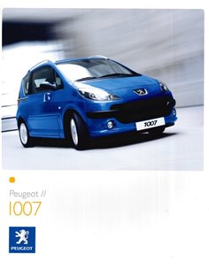 2006 PEUGEOT 1007 BROCHURE NEDERLANDS