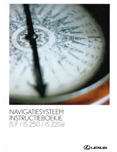 2008 LEXUS IS PROGRAMMA INSTRUCTIEBOEKJE NEDERLANDS