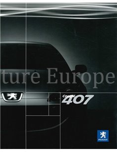 2005 PEUGEOT 407 BROCHURE NEDERLANDS