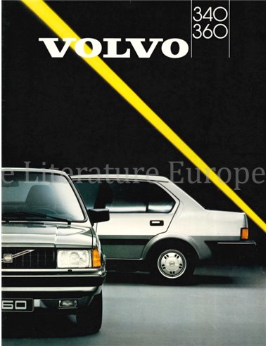 1987 VOLVO 340 / 360 BROCHURE NEDERLANDS