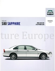 2005 VOLVO S80 SAPPHIRE BROCHURE DUTCH