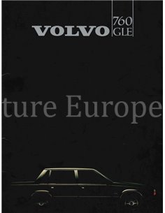 1982 VOLVO 760 GLE BROCHURE NEDERLANDS