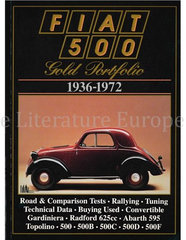 FIAT 500 1936-1972 GOLD PORTFOLIO