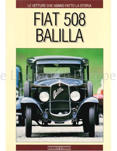 FIAT 508 BALILLA, LE VETTURE CHE HANNO FATTO LA STORIA
