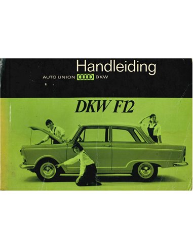 1965 DKW F12 BETRIEBSANLEITUNG NIEDERLÄNDISCH