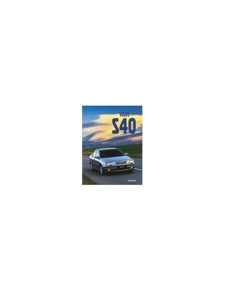 1998 VOLVO S40 BROCHURE NEDERLANDS