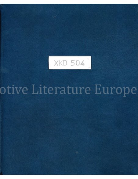 JAGUAR D-TYPE, THE AUTOBIOGRAPHY OF XKD 504 (LIMITIERT NR.16/100, SIGNIERT !)