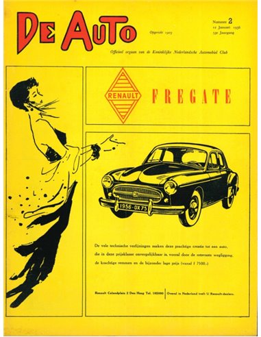 1956 DE AUTO MAGAZIN 1 NIEDERLÄNDISCH