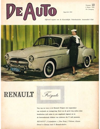 1956 DE AUTO MAGAZIN 10 NIEDERLÄNDISCH
