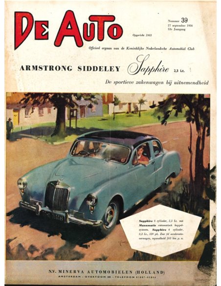 1956 DE AUTO MAGAZIN 36 NIEDERLÄNDISCH