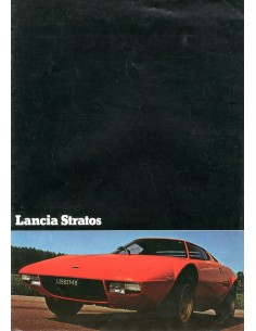 1975 LANCIA STRATOS BROCHURE DUITS
