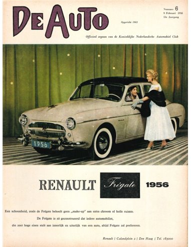1956 DE AUTO MAGAZINE 6 DUTCH